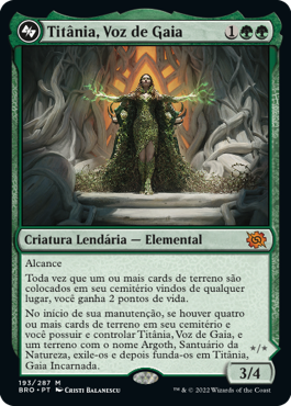 Titânia, Voz de Gaia