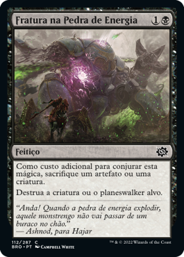 Fratura na Pedra de Energia