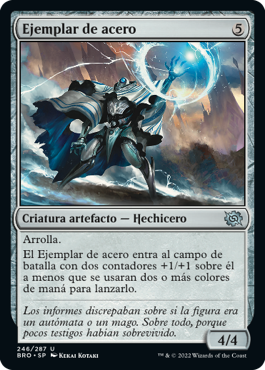 Ejemplar de acero
