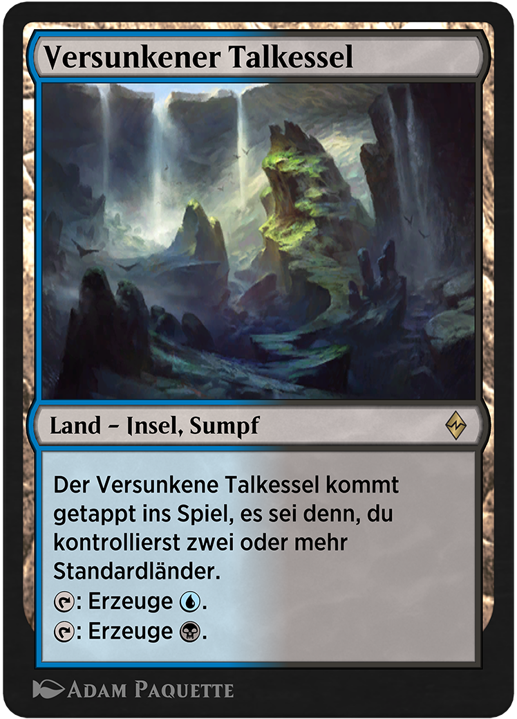 Versunkener Talkessel