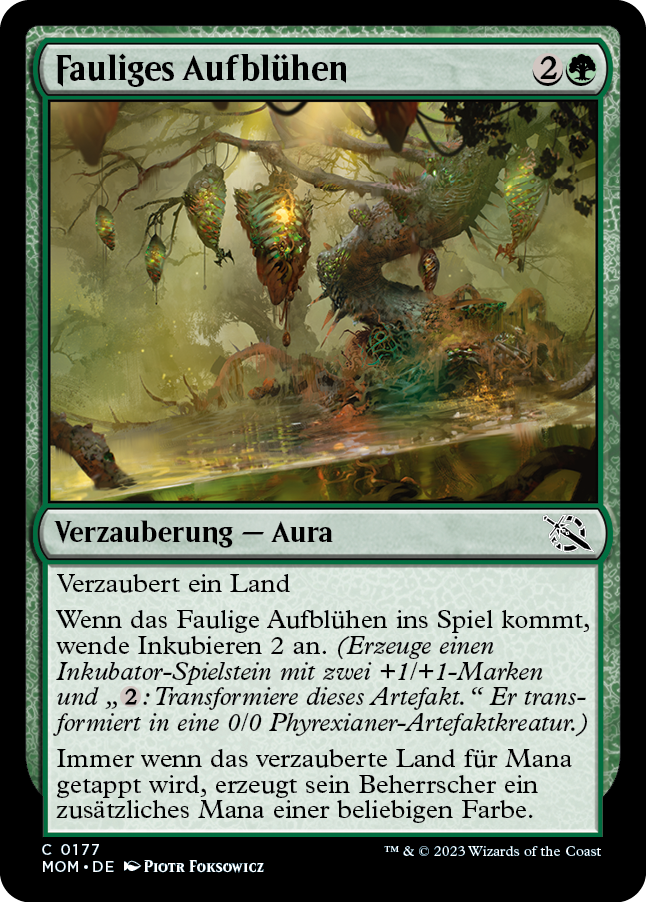 Fauliges Aufblühen