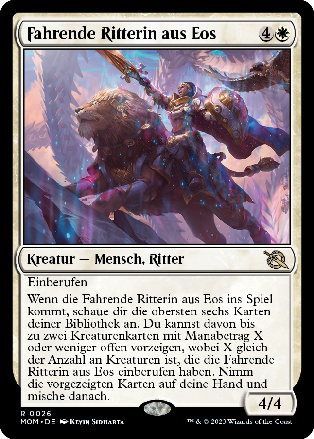 Fahrende Ritterin aus Eos